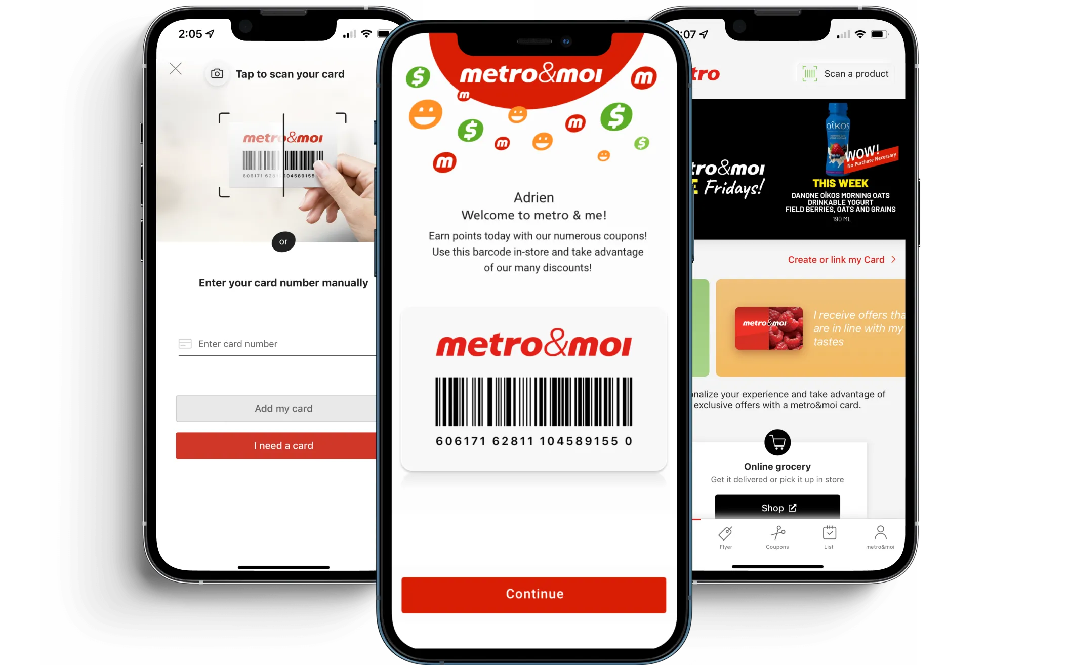 Metro ecosystem representing iOS and android mobile app