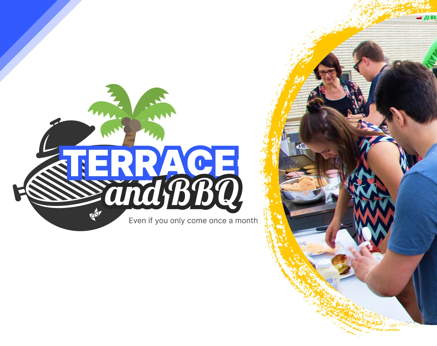 Terrace and bbq even if you come once a month